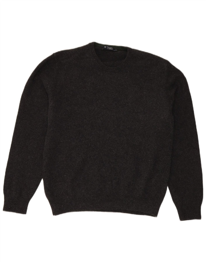 Pulover Hackett pentru bărbați, cu gât crew, XL, lână gri