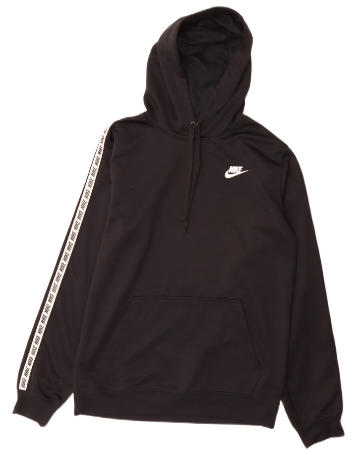 Pulover Nike Grafic pentru bărbați, poliester mic, negru