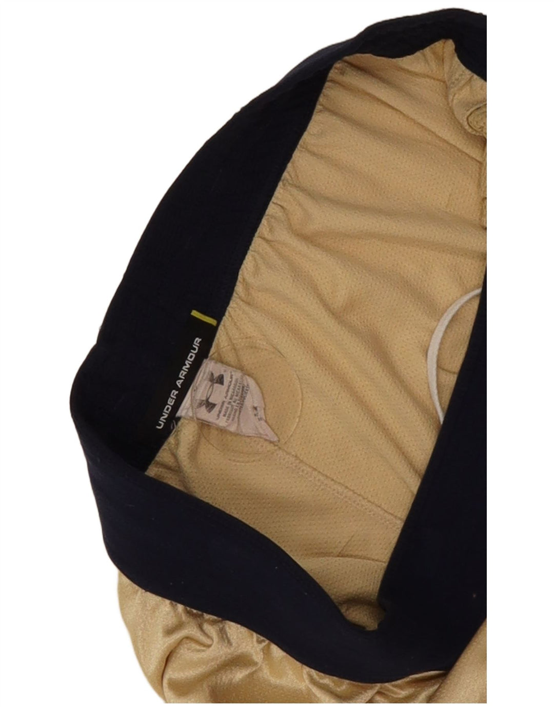 Pantaloni scurți sport grafic Under Armour pentru bărbați, mari, auriu, poliester