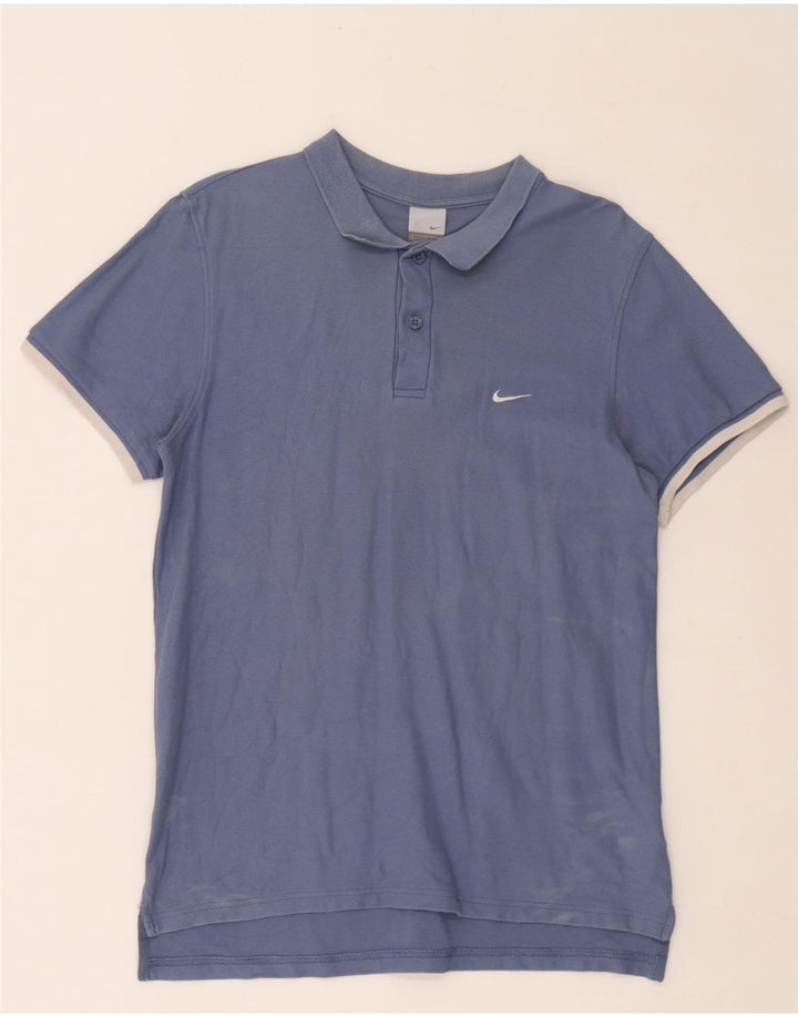 Tricou polo Nike pentru bărbați, mare, albastru, bumbac