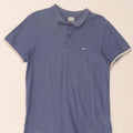 Tricou polo Nike pentru bărbați, mare, albastru, bumbac