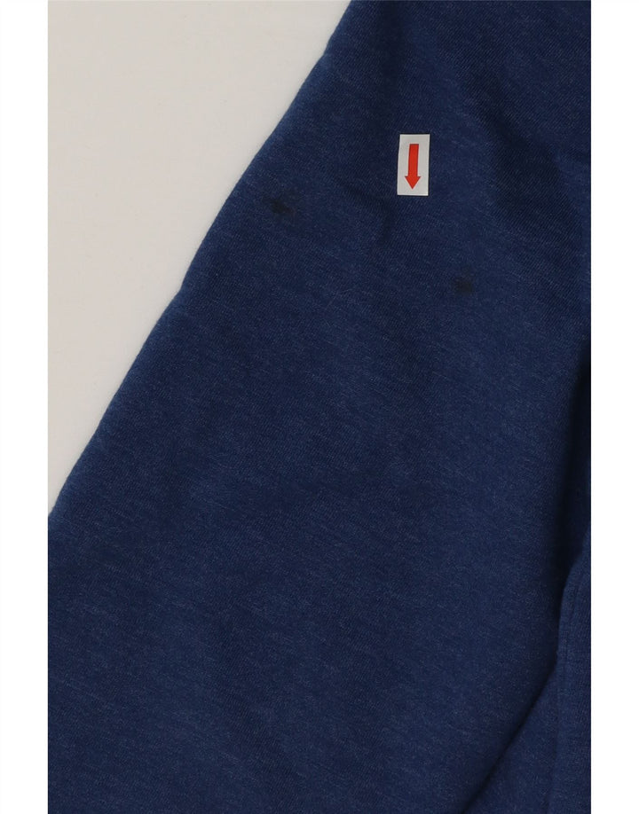 Pulover pentru bărbați Converse Graphic Zip, bumbac, albastru, mediu