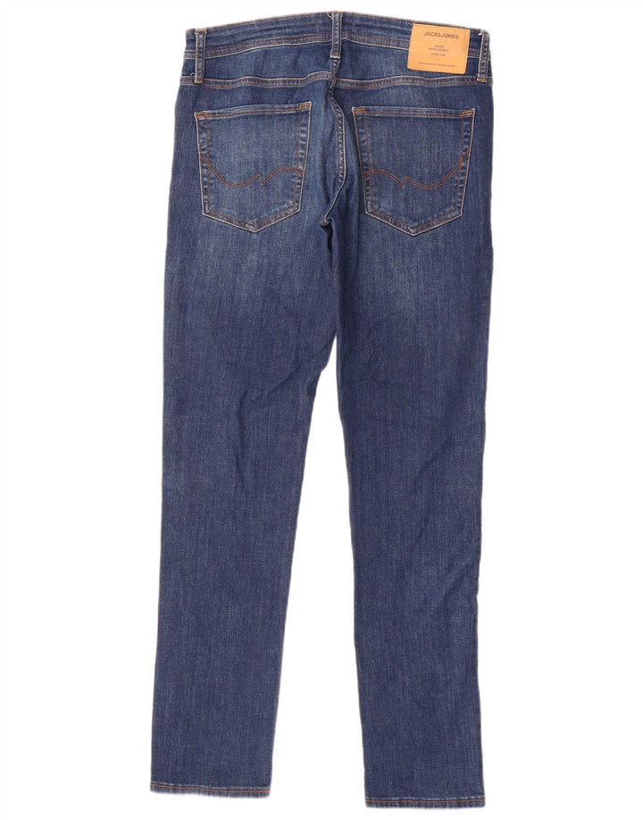 Blugi slim pentru bărbați Jack & Jones W32 L32 bumbac albastru