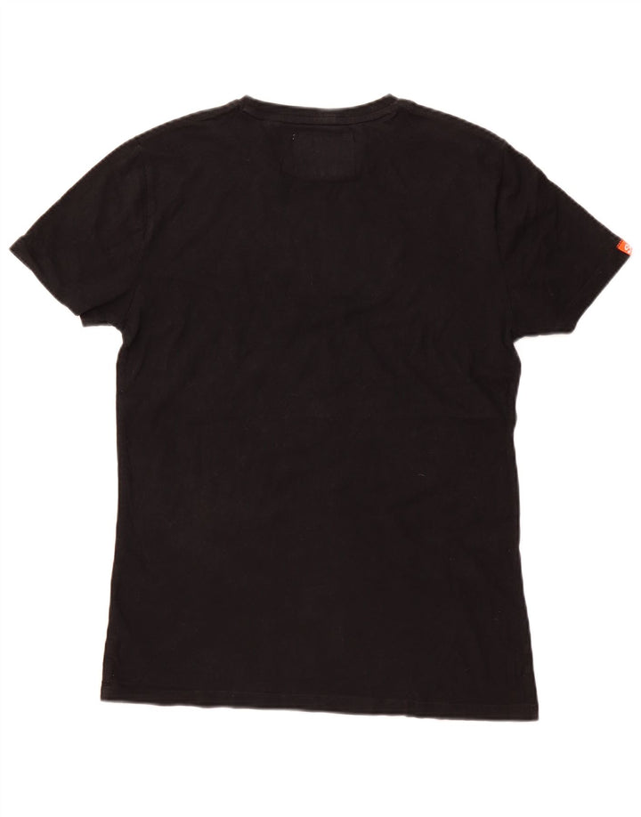 SUPERDRY Tricou Bărbați Top Mic Negru Bumbac
