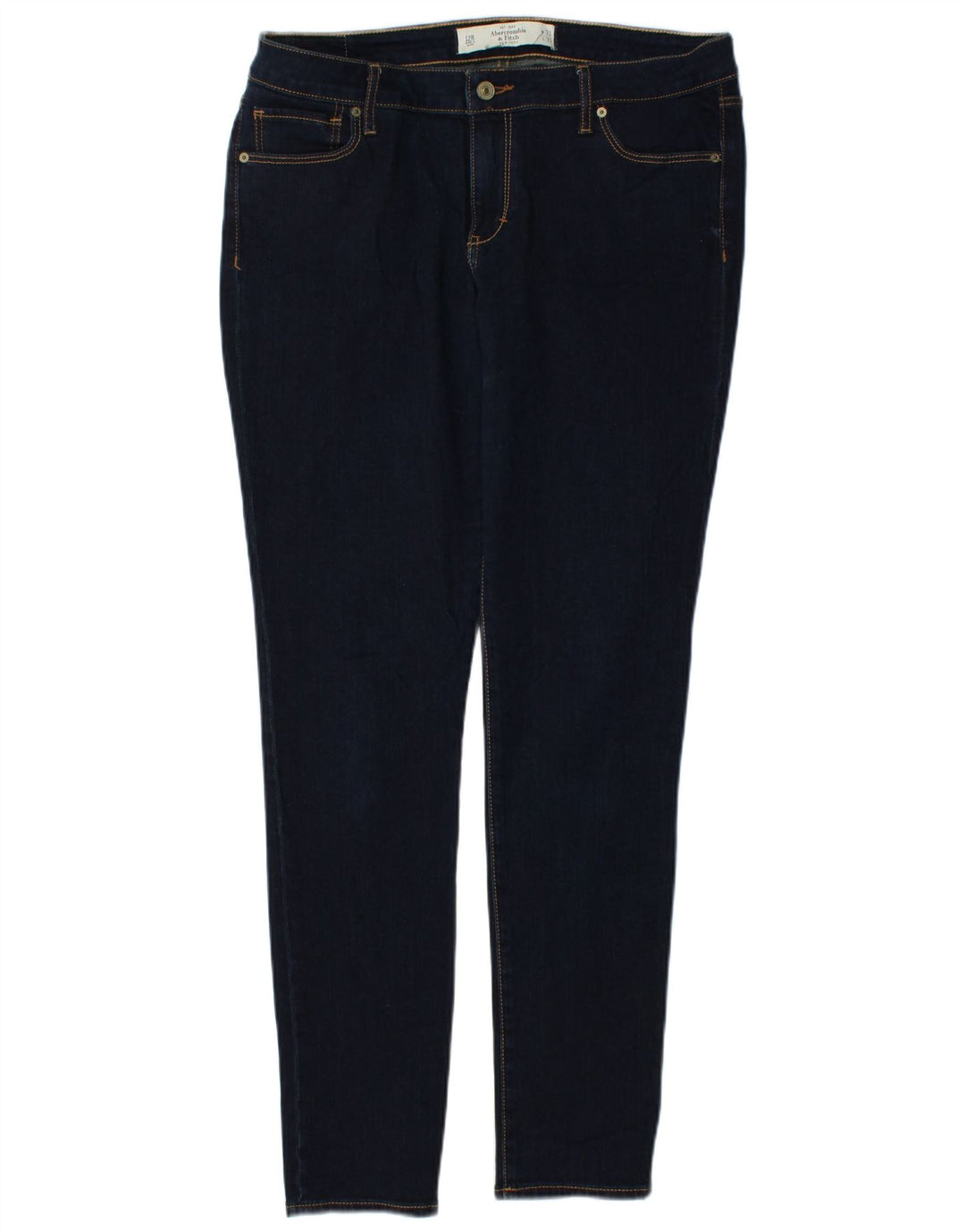 ABERCROMBIE & FITCH Blugi skinny pentru femei US 12 Large W31 L31 Bleumarin