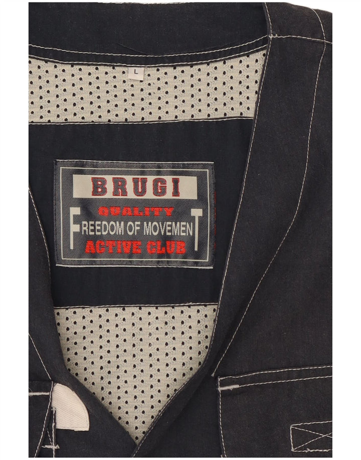 Gilet pentru bărbați Brugi, UK 40, mare, albastru, poliester