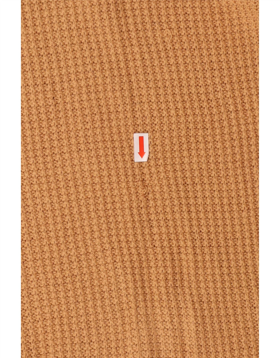 VINTAGE Pulover cu decolteu în V pentru femei UK 10 Small Brown Geometric