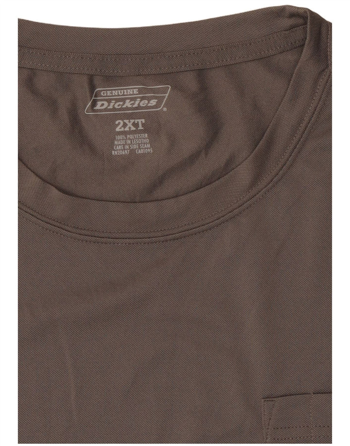 Tricou înalt pentru bărbați Dickies Top 2XL poliester gri