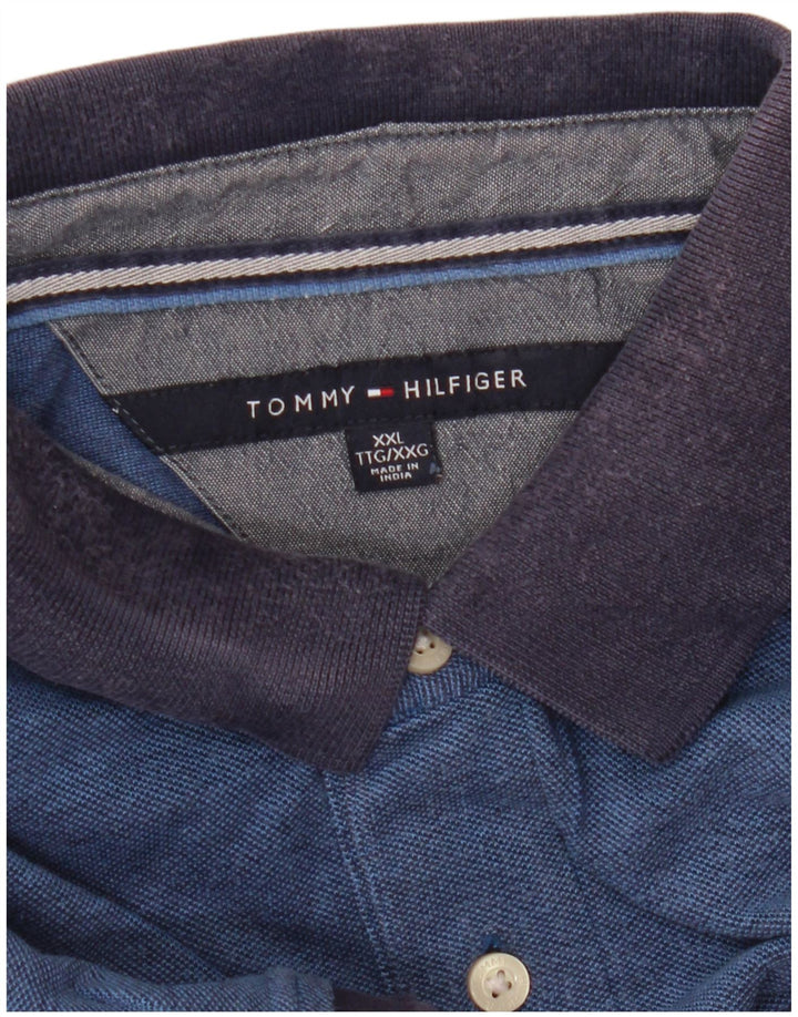 Tricou polo Tommy Hilfiger Rugby pentru bărbați 2XL Albastru