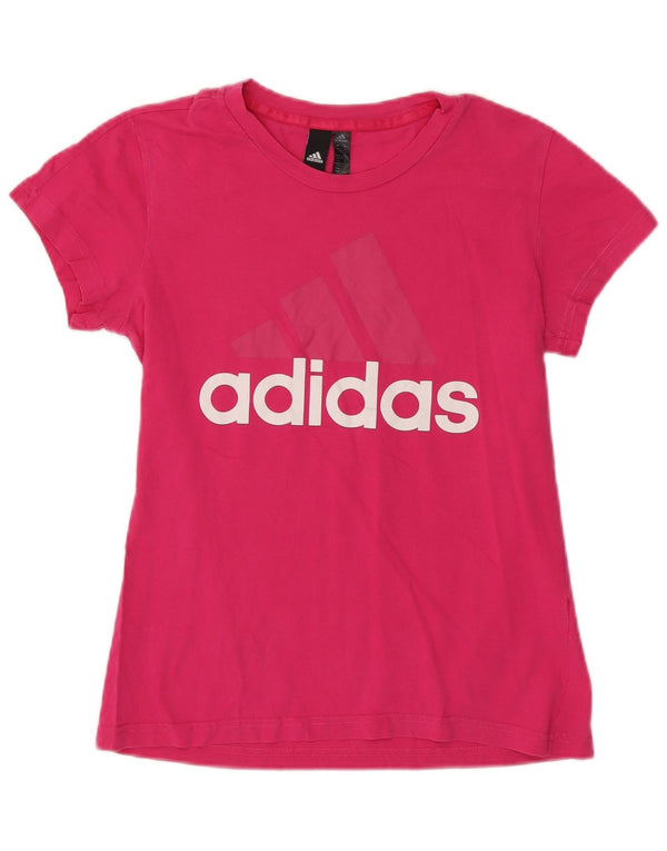 Tricou grafic Adidas pentru femei Top UK 12/14 Medium Pink
