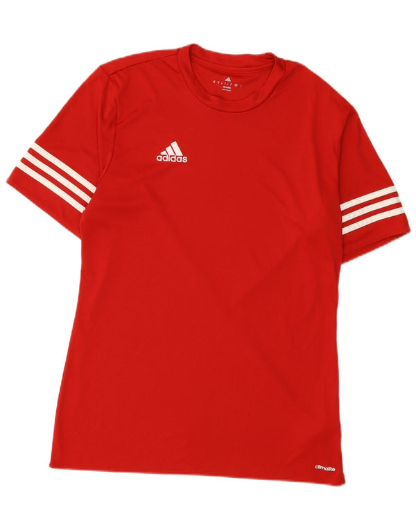 Tricou Adidas Climalite pentru bărbați Top Medium Red Poliester