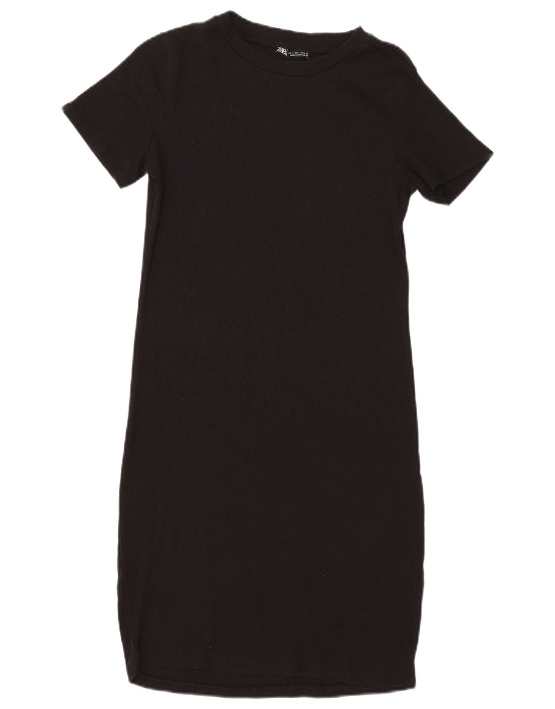 Rochie jumper pentru femei ZARA UK 14 mare, negru, bumbac