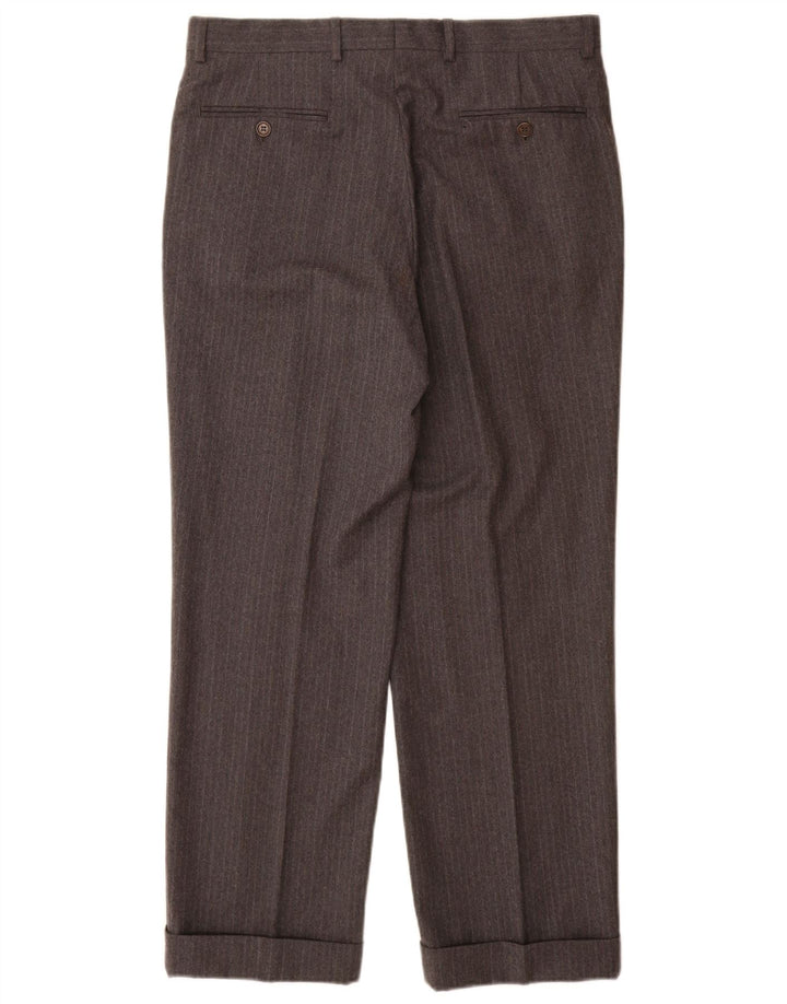 Costum pentru bărbați Valentino, 3 nasturi, 2 piese, IT 48 Medium L32 L29 Gri Pinstripe