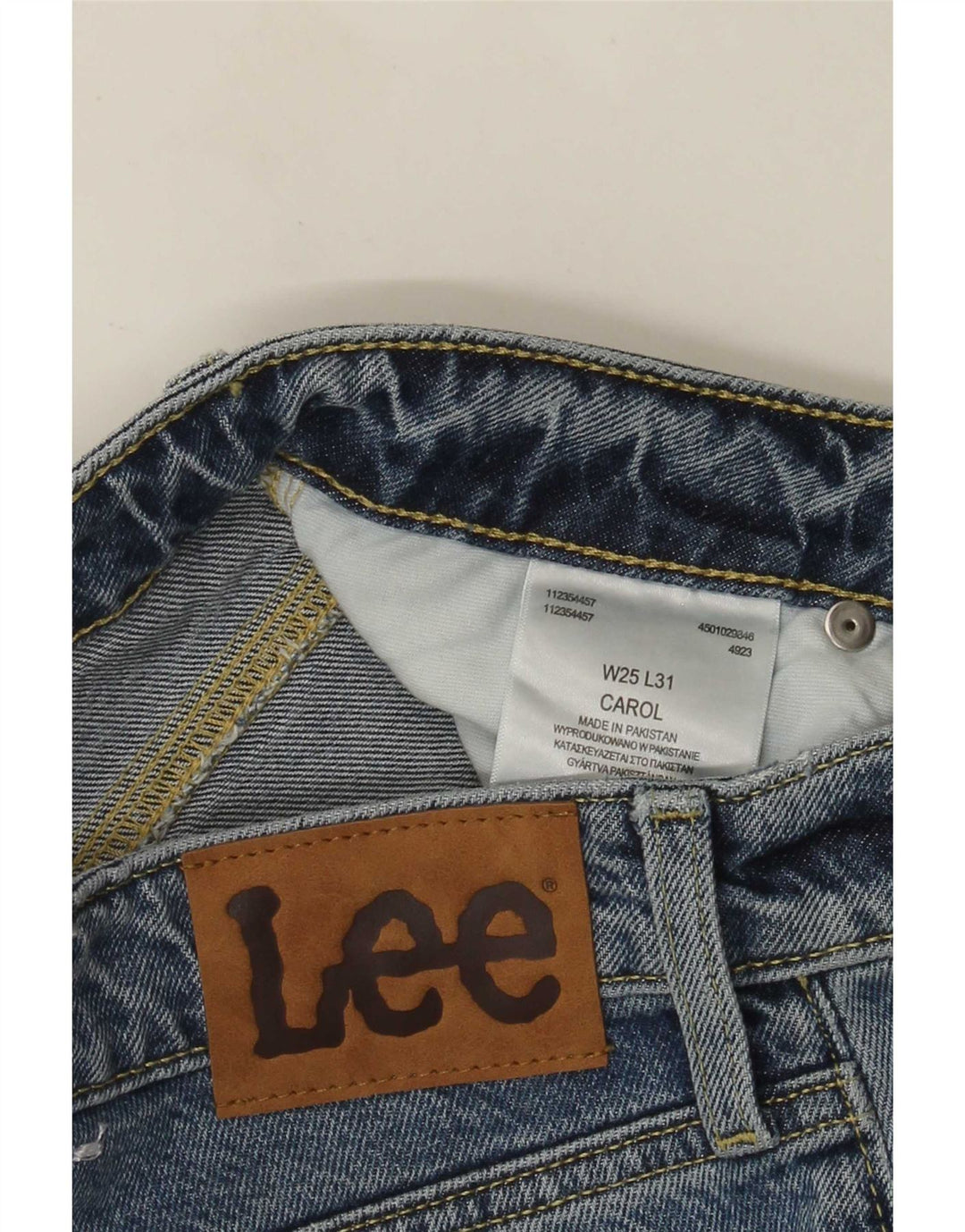 Blugi Lee pentru femei Carol Slim W25 L27 Bumbac albastru