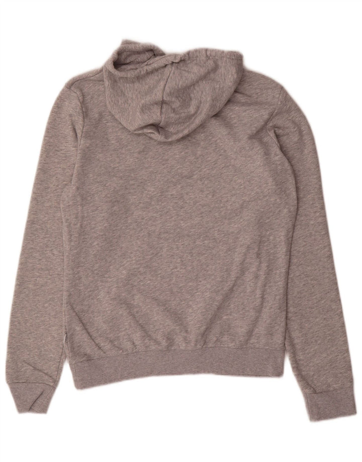 Pulover cu capota cu grafic Puma pentru femei UK 12, gri mediu