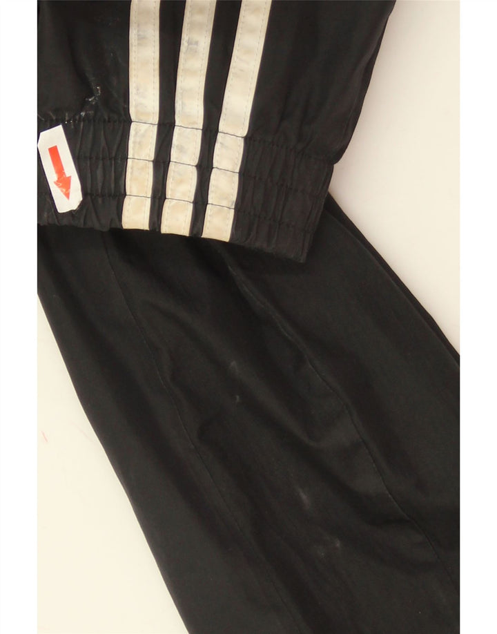 Jachetă de ploaie cu glugă pentru bărbați Adidas UK 38 Poliester mediu negru