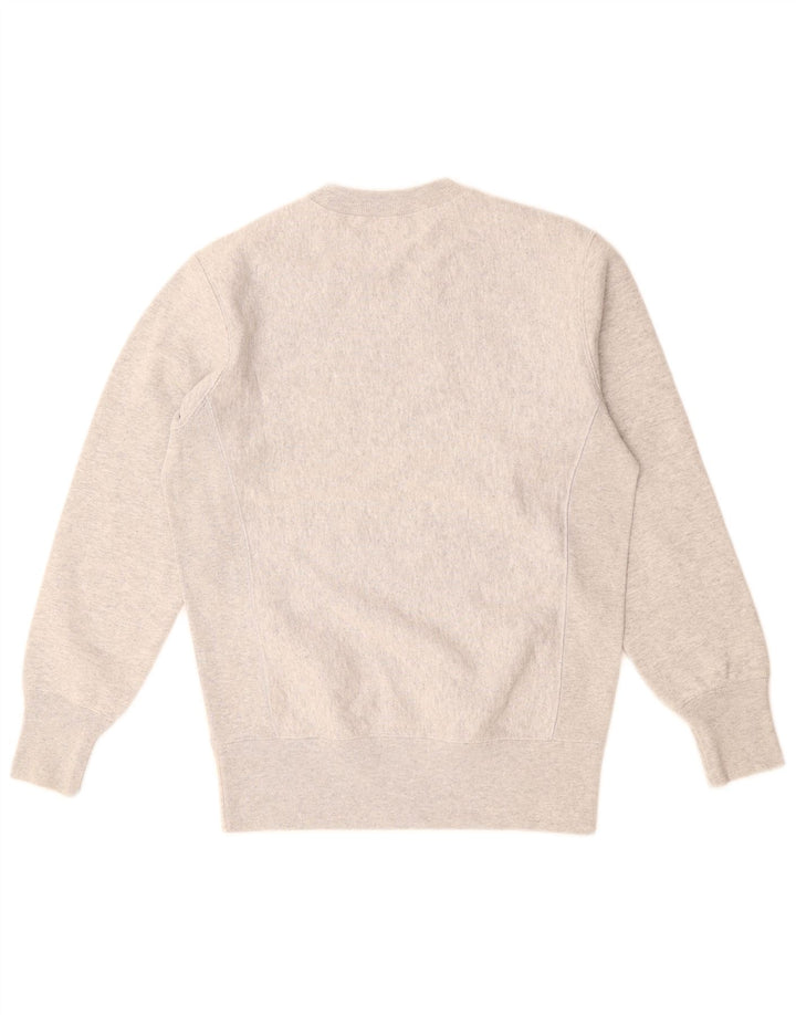 Chanorac grafic pentru bărbați Champion Pulover mic, gri, bumbac cu pete