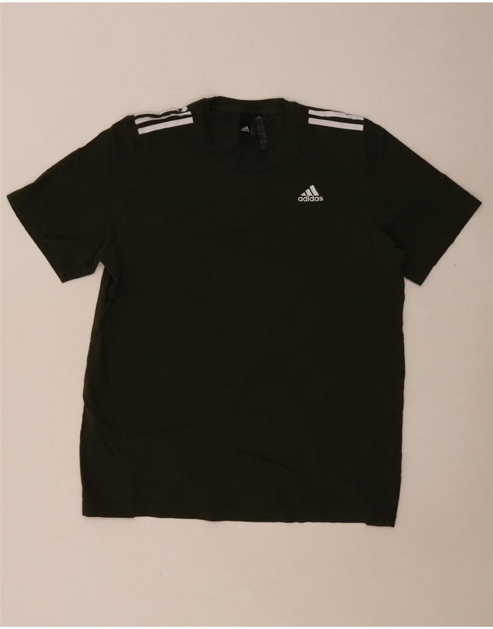 Tricou pentru bărbați ADIDAS Top Mediu Kaki Bumbac