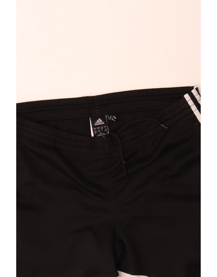 Pantaloni scurți sport ADIDAS pentru bărbați, mari, negru, poliester color bloc