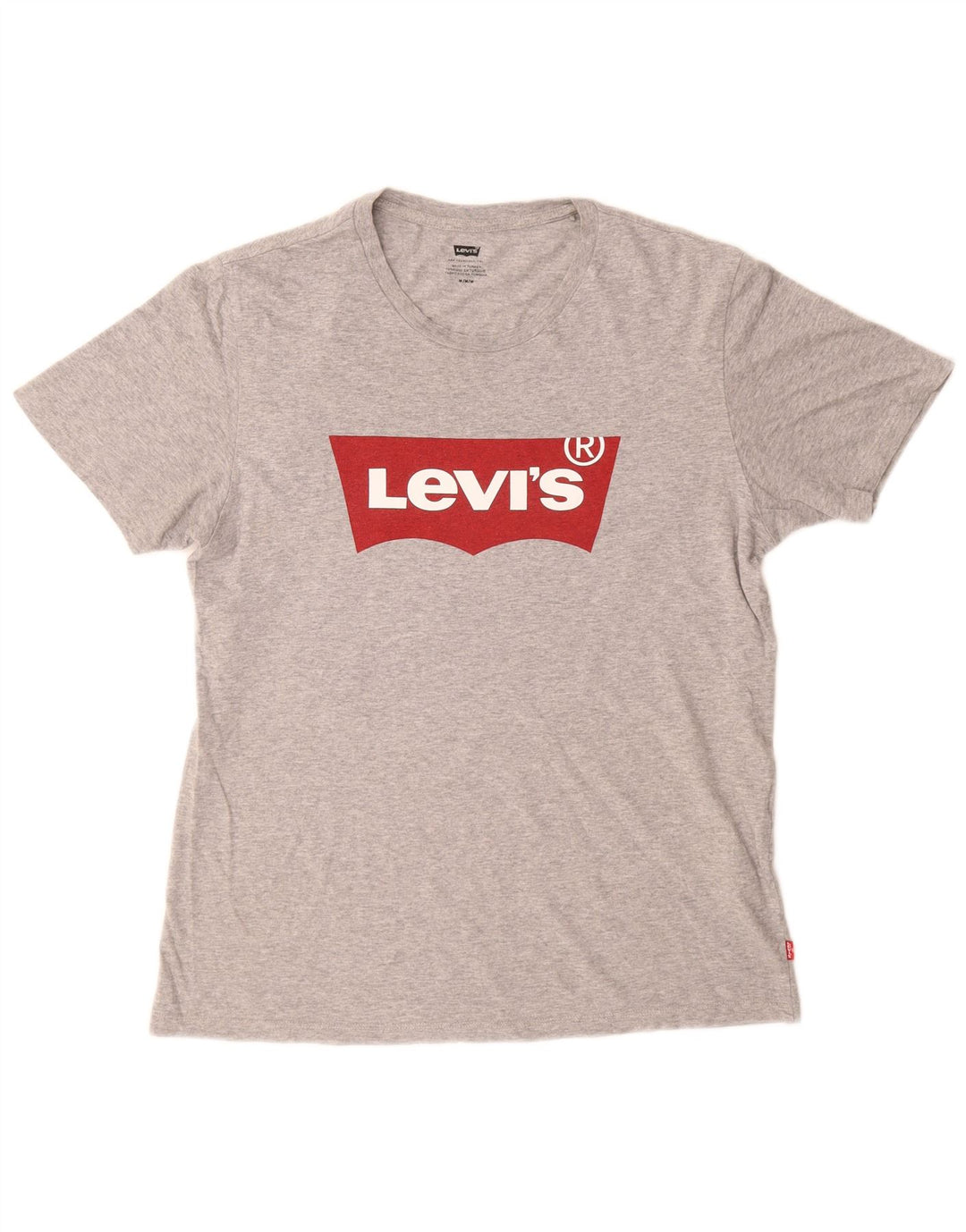Tricou grafic pentru bărbați LEVI'S Top din bumbac gri mediu