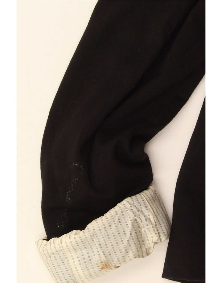 Sacou blazer pentru femei Zara, cu 1 nasture, UK 6 XS, viscoză neagră