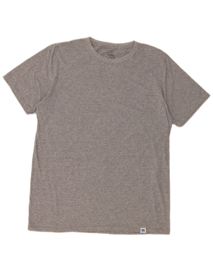 Tricou Russell Athletic pentru bărbați Top Mediu Gri Pete Bumbac