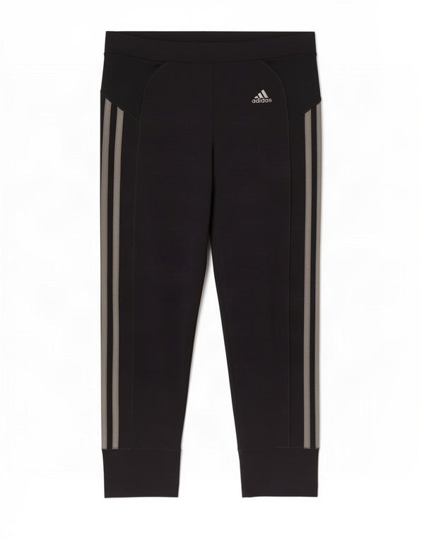 Leggings Capri Adidas pentru femei UK 8 Small Negru Poliester