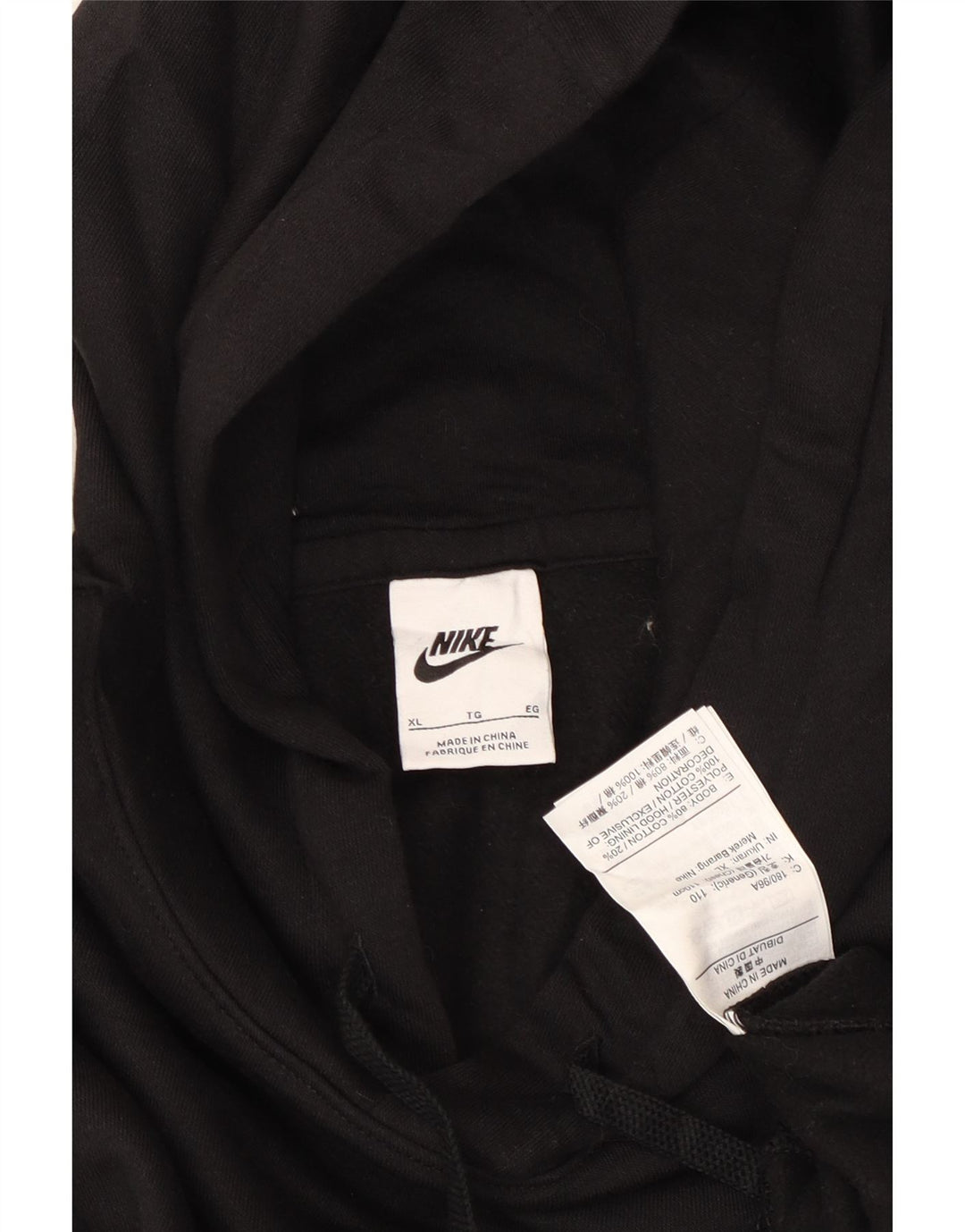 Pulover NIKE pentru bărbați, XL, bumbac negru
