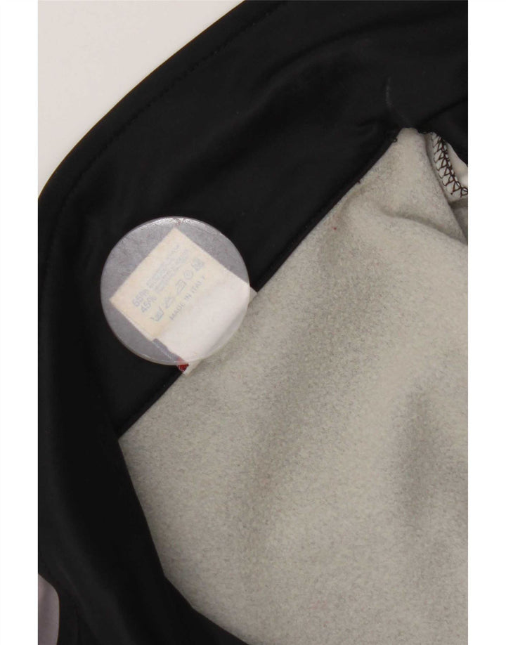 F.LLI Campagnolo Mens Trening Top Jacket UK 36 Small Black Colorblock