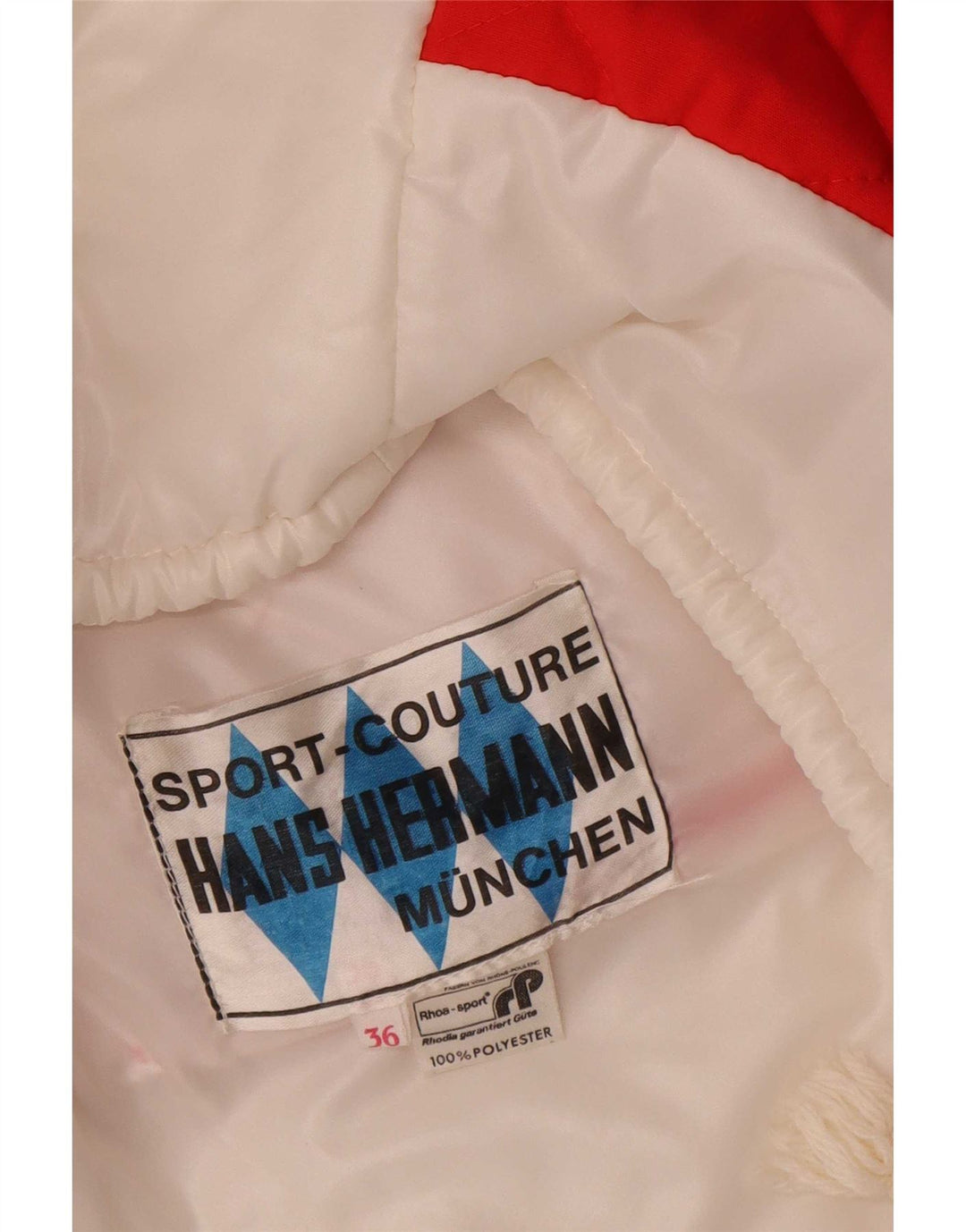 Gilet de damă vintage, supradimensionat, matlasat, EU 36, mic, alb, bloc de culoare