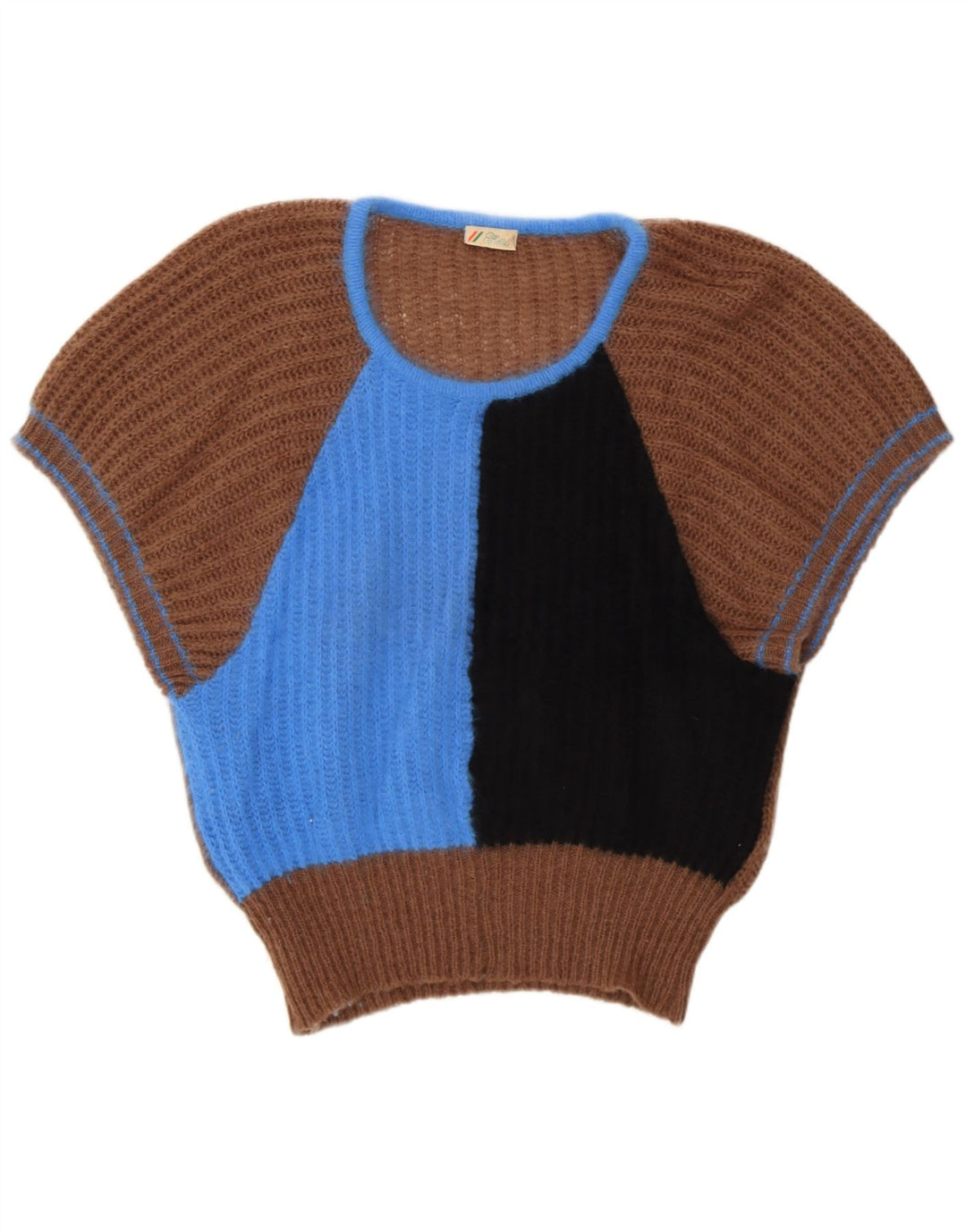 Pulover pentru femeie Berri cu gât barcă UK 14 maro mediu Angora