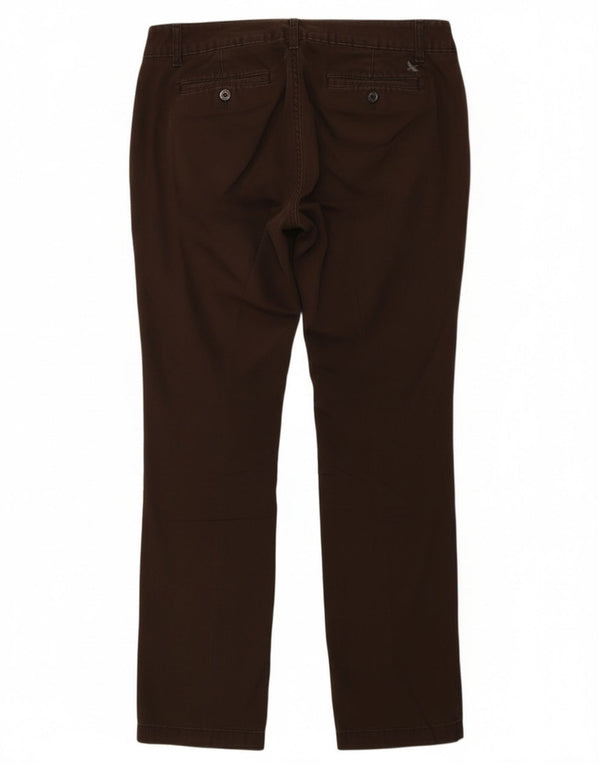 Eddie Bauer Pantaloni chino drepți pentru femei US 6 Medium W32 L30 Maro Bumbac