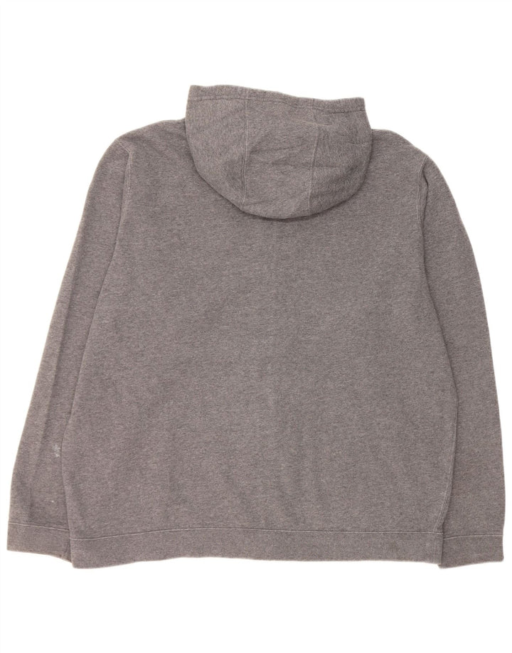 Pulover Nike pentru bărbați, cu fermoar, bumbac gri 2XL