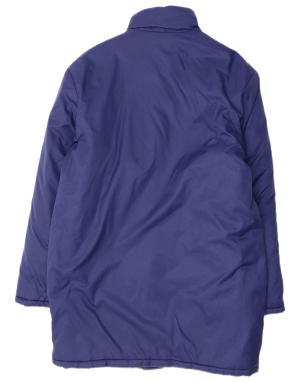 Adidas Mens Padded Coat UI 34/36 Small Blue Nylon