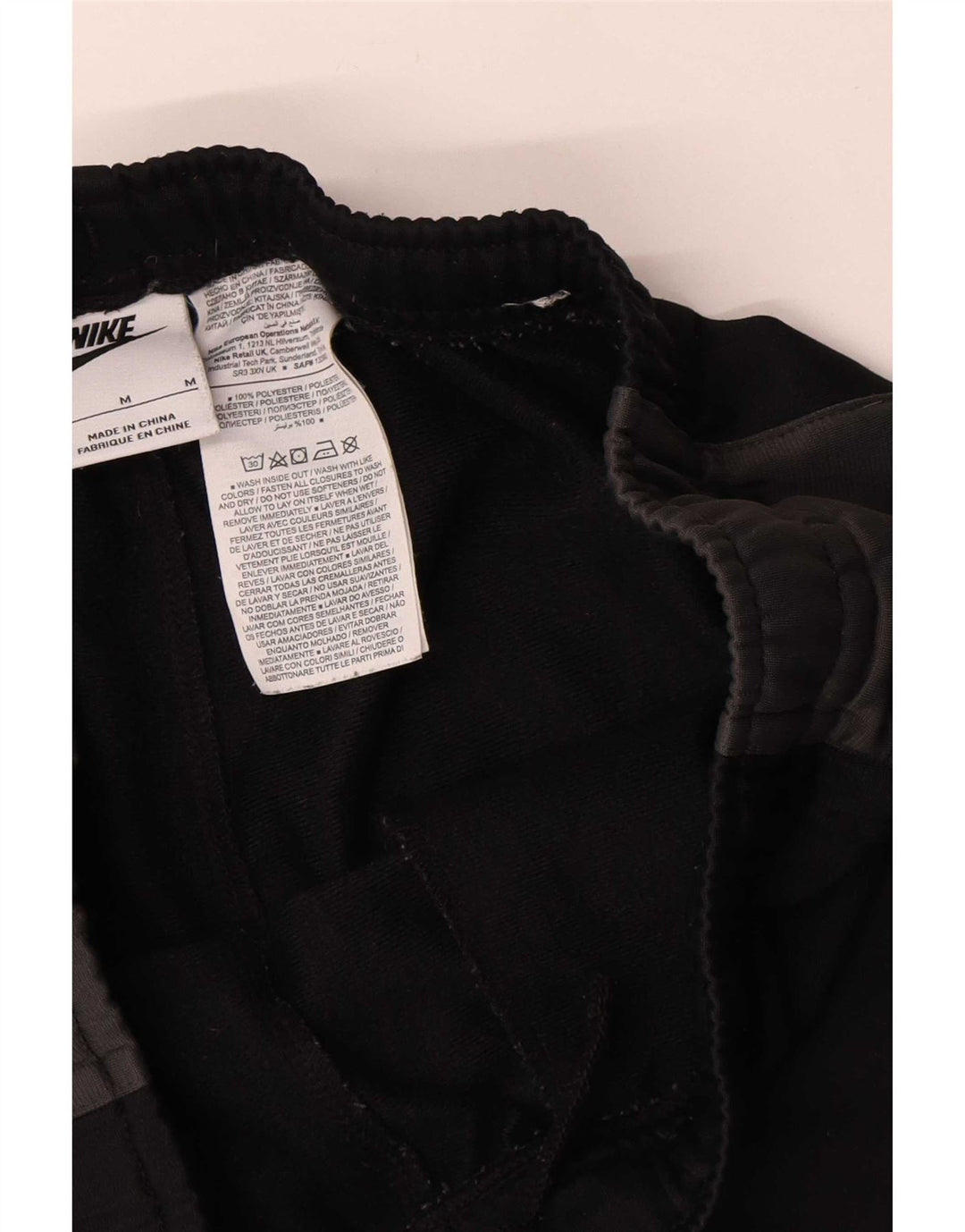 Pantaloni de trening Nike pentru bărbați Pantaloni de jogging Mediu Negru Poliester color bloc