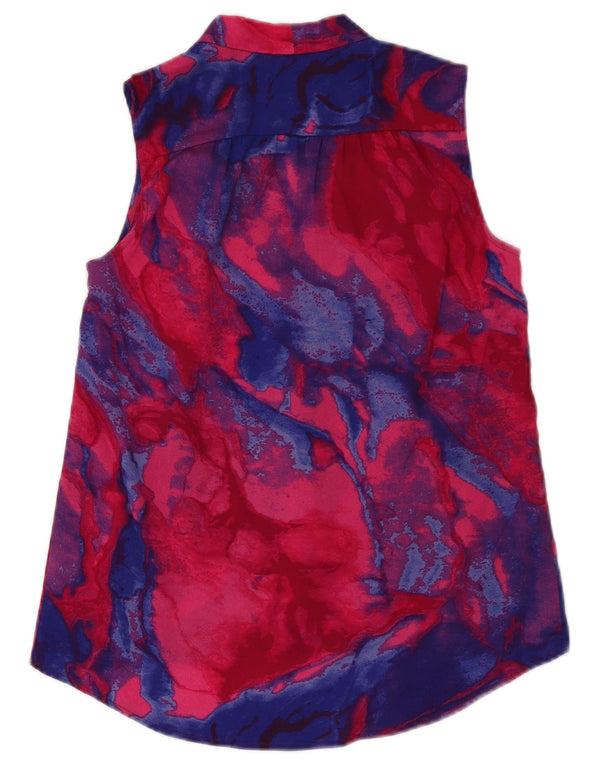 Bluză cămașă cu paragate supradimensionate pentru femei MOSSIMO UK 6 XS multicoloră