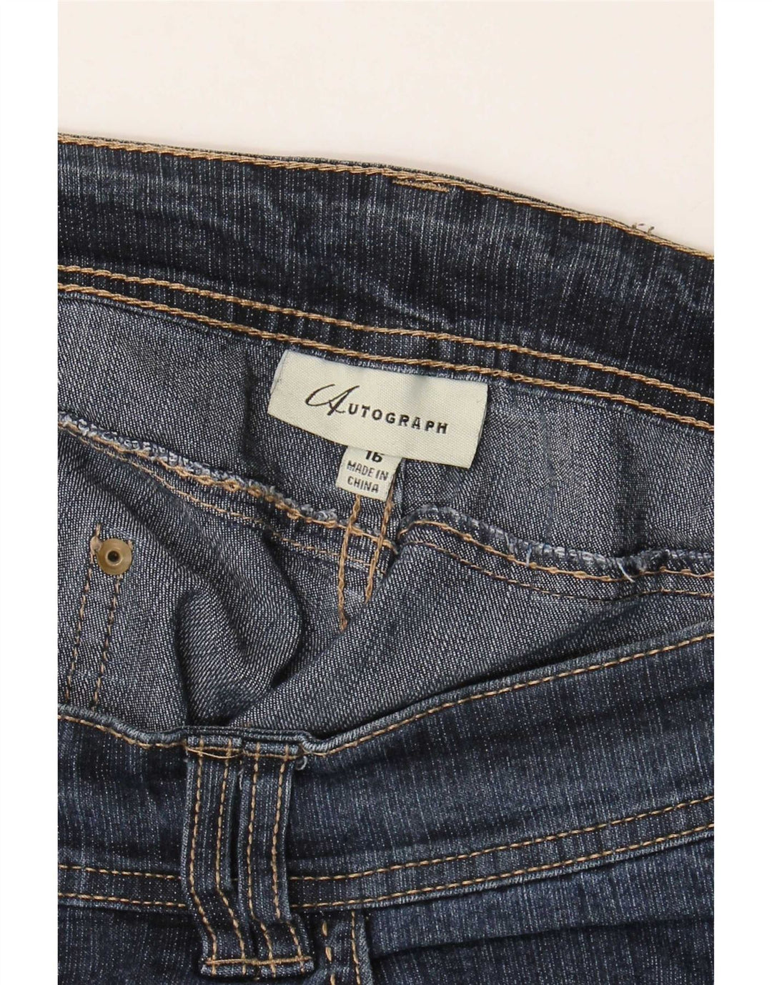 Blugi Bootcut pentru femei Marks & Spencer UK 16 Large W36 L30 Bleumarin