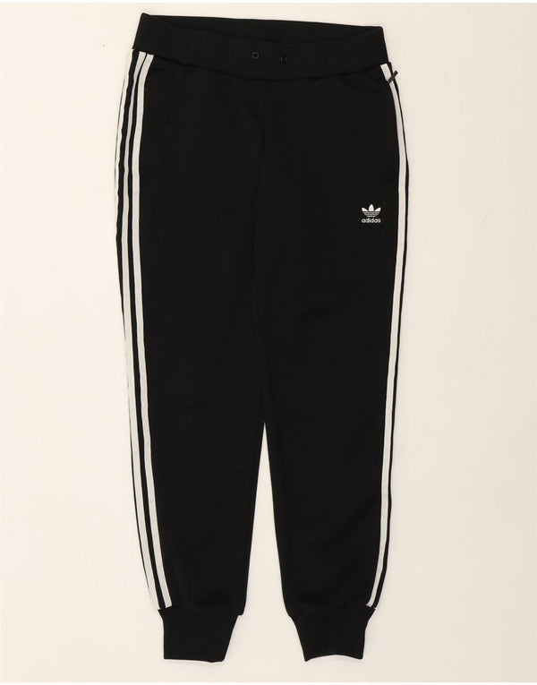 Pantaloni de trening Adidas pentru femei Joggeri UK 12 Poliester mediu negru