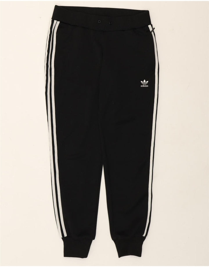 Pantaloni de trening Adidas pentru femei Joggeri UK 12 Poliester mediu negru