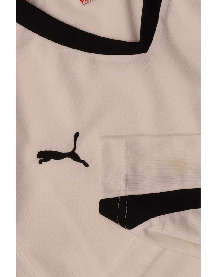 Tricou pentru femei Puma, UK 16, mare, alb, din poliester