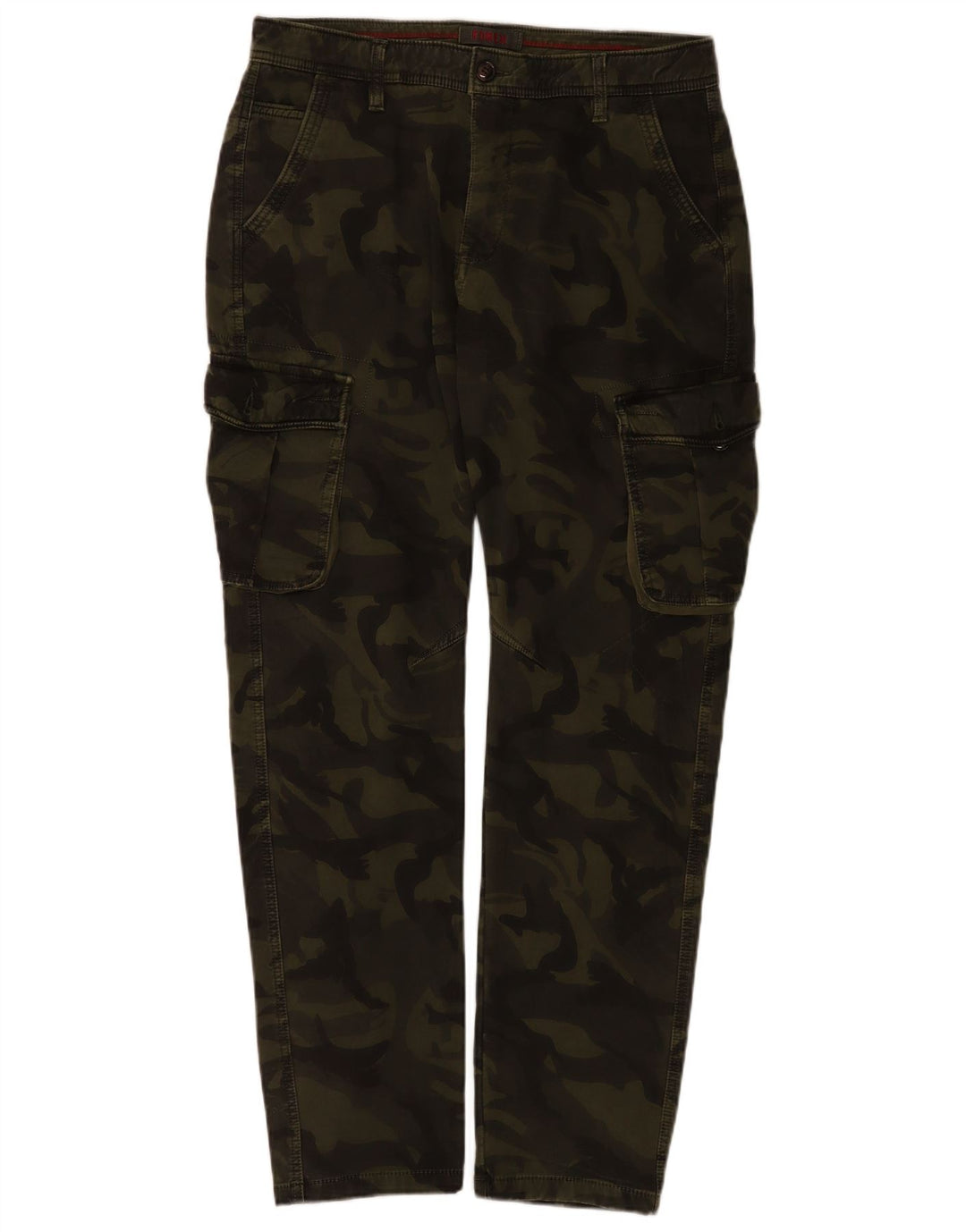 Pantaloni cargo subțiri pentru bărbați Forex L32 L32 Camuflaj kaki