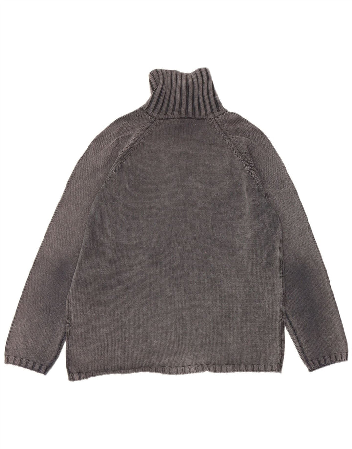 Pulover cardigan pentru bărbați Zara, mare, gri bumbac