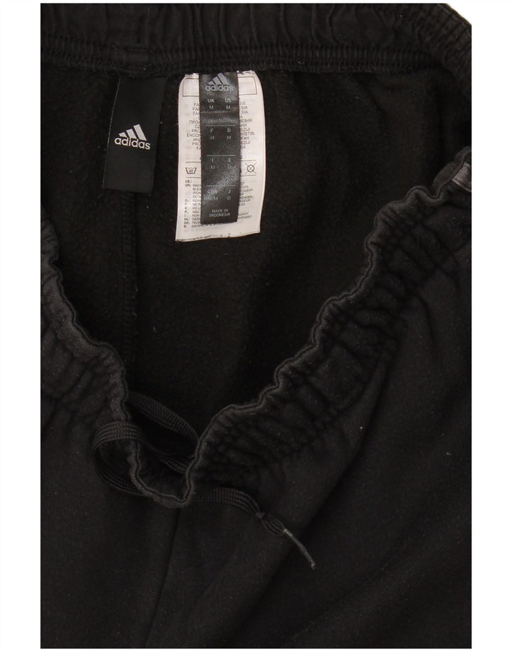 Pantaloni de trening pentru bărbați Adidas Pantaloni de jogging, bumbac mediu negru