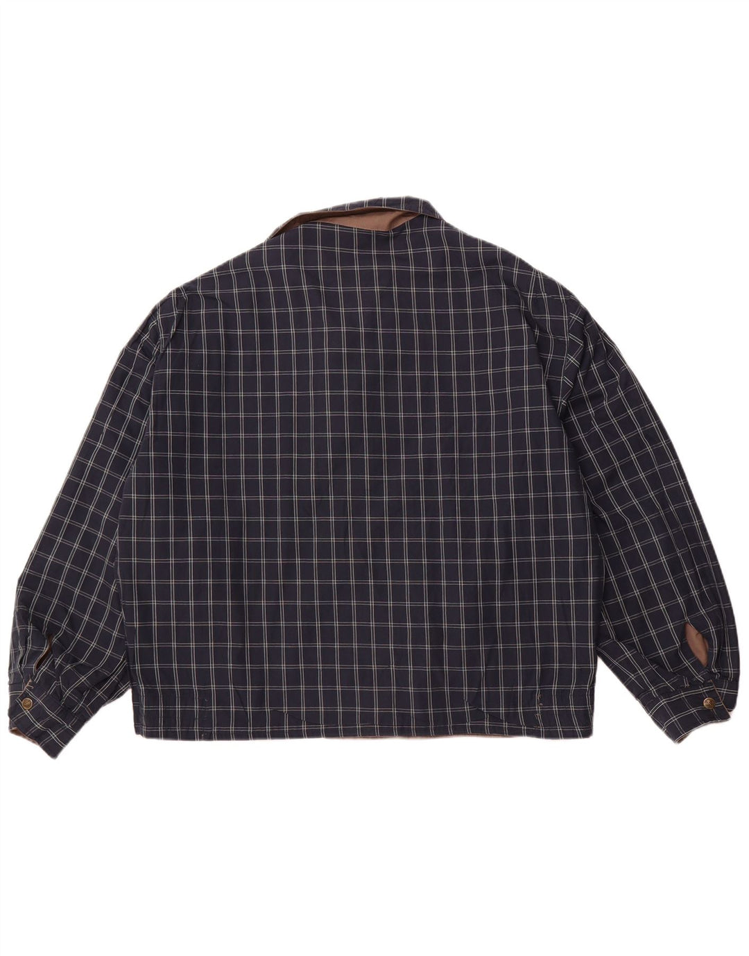 Jachetă reversibilă pentru bărbați VINTAGE UK 40, mare, maro, din poliester