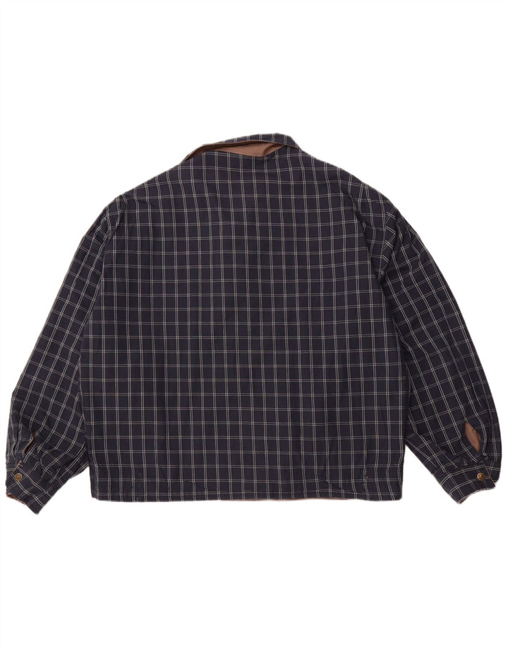 Jachetă reversibilă pentru bărbați VINTAGE UK 40, mare, maro, din poliester