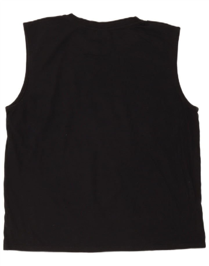 Vest Fila Mens Top 2XL Bumbac Negru