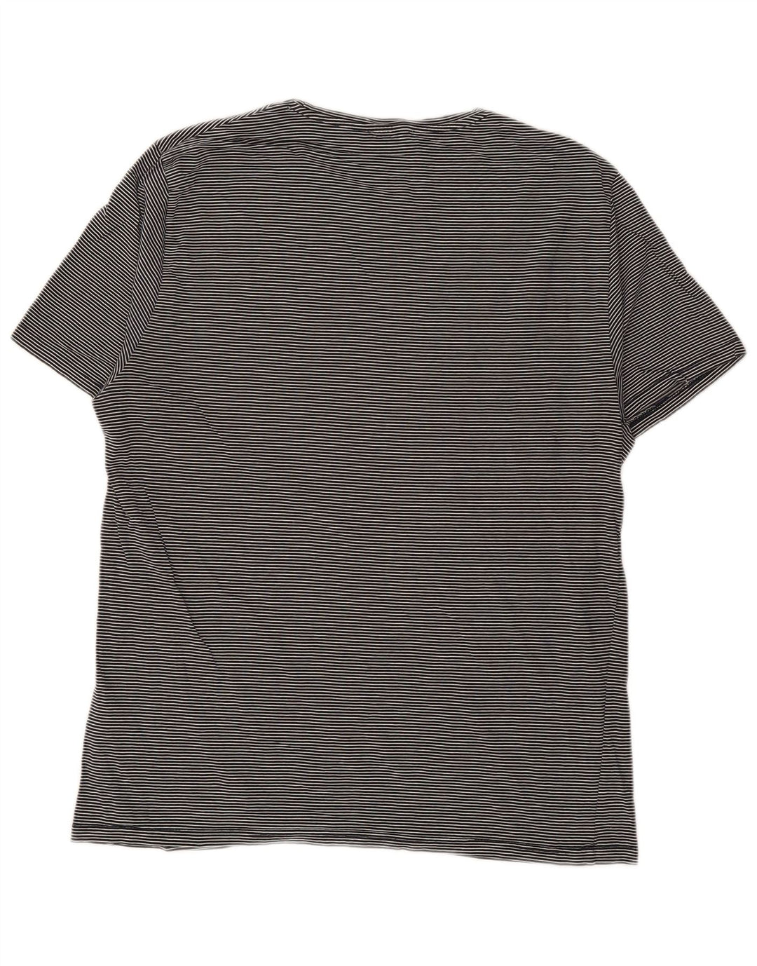 Tricou REISS pentru femei UK 16 mare, albastru, bumbac cu dungi