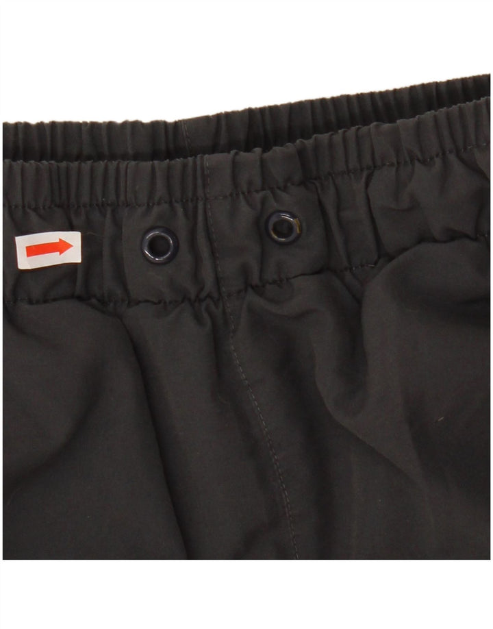 Pantaloni de trening grafic pentru bărbați Champion, poliester mediu negru
