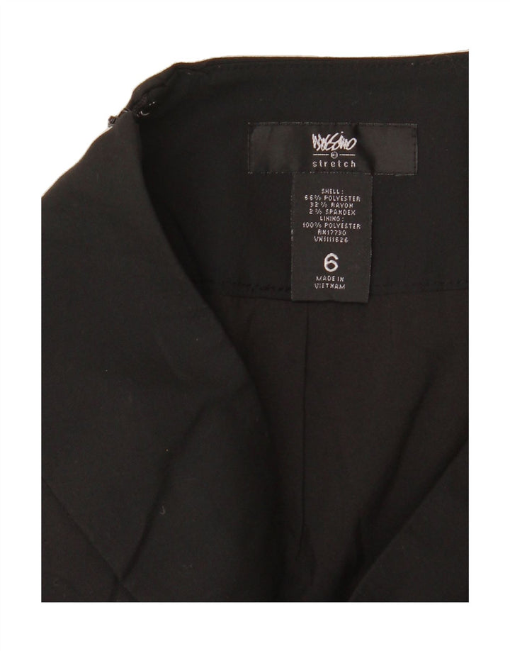MOSSIMO Womens Pencil Skirt US 6 Small W28  Black Polyester Vintage Mossimo and Second-Hand Mossimo from Messina Hembry 