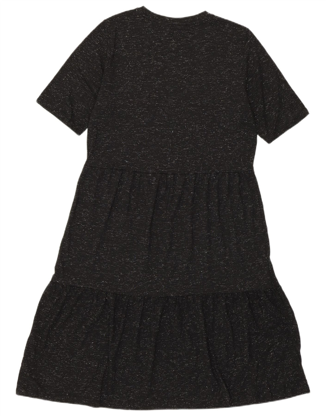 MARKS & SPENCER Womens A-Line Dress UK 14 Medium Black Polyester